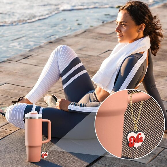 20 PCS Cute Handle Charm Set for Water Bottle Tumbler Keychain Gift - Picture 7 of 7